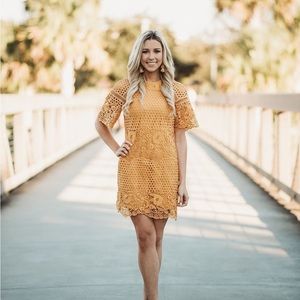 AQUA Yellow Dress